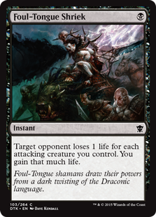 (image for) Foul-Tongue Shriek (Foil)