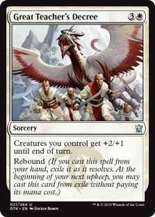 (image for) Great Teacher's Decree (Foil)