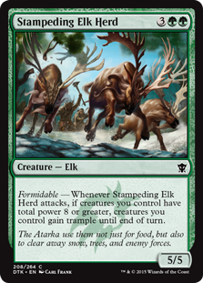 (image for) Stampeding Elk Herd (Foil)