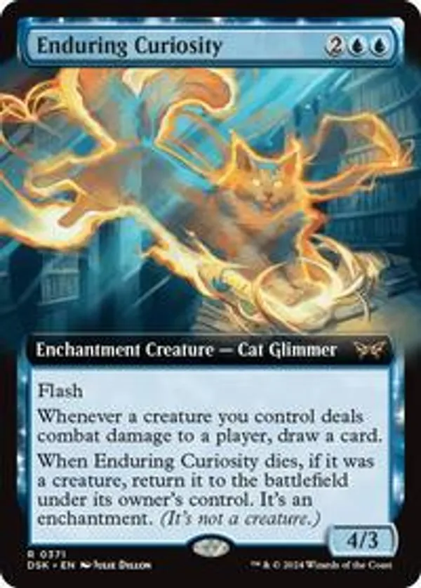 (image for) Enduring Curiosity (Extended Art) (Foil)