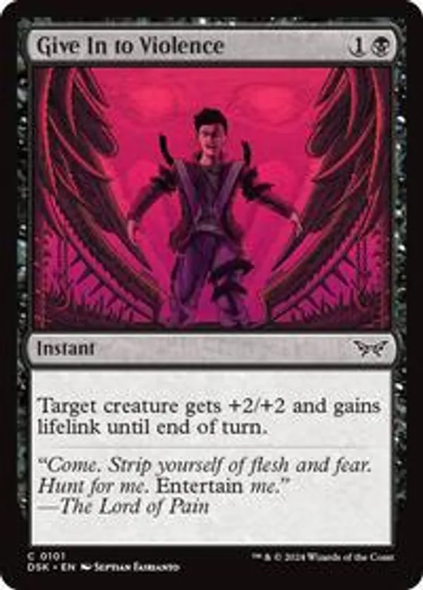 (image for) Give In to Violence (Foil)