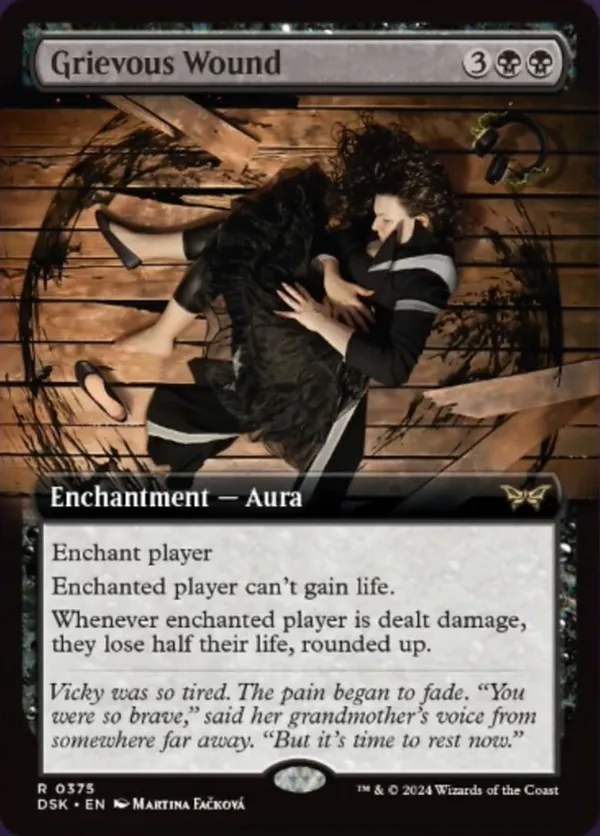 (image for) Grievous Wound (Extended Art) (Foil)