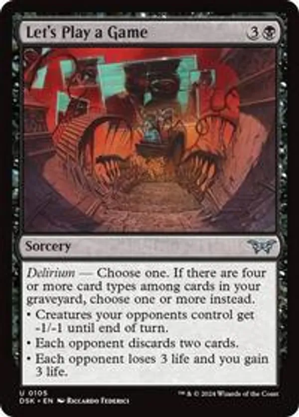 (image for) Let's Play a Game (Foil)
