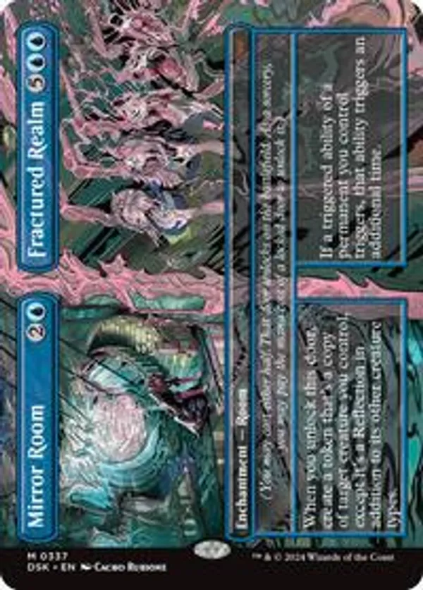 (image for) Mirror Room // Fractured Realm (Borderless) (Foil)