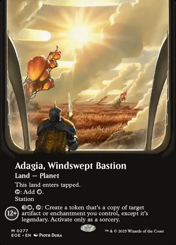(image for) Adagia, Windswept Bastion (Borderless) (Foil)