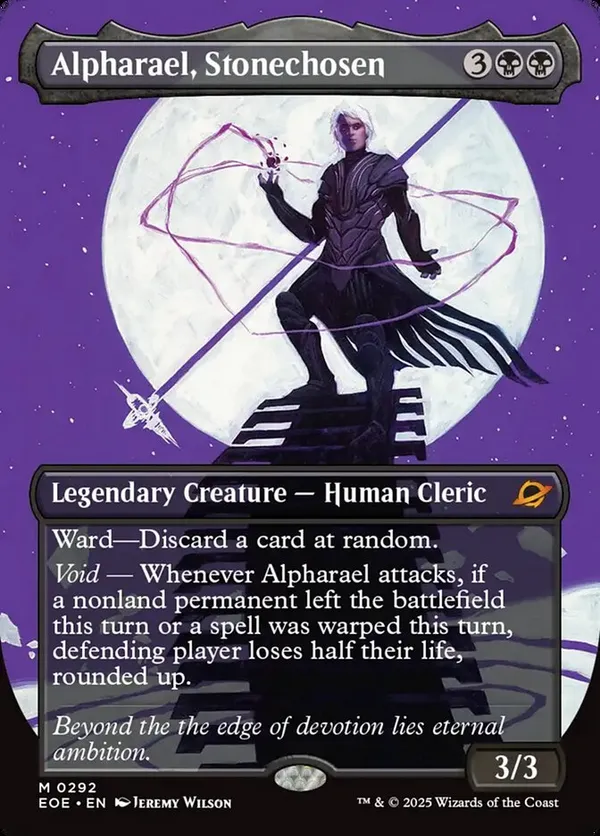 (image for) Alpharael, Stonechosen (Borderless) (Foil)