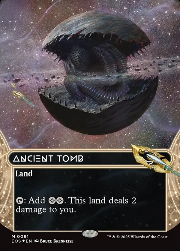 (image for) Ancient Tomb (0091) (Borderless) (Galaxy Foil)