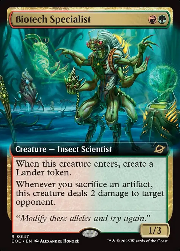 (image for) Biotech Specialist (Extended Art) (Foil)