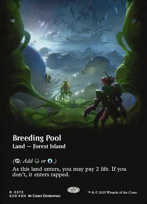 (image for) Breeding Pool (Borderless) (Galaxy Foil)