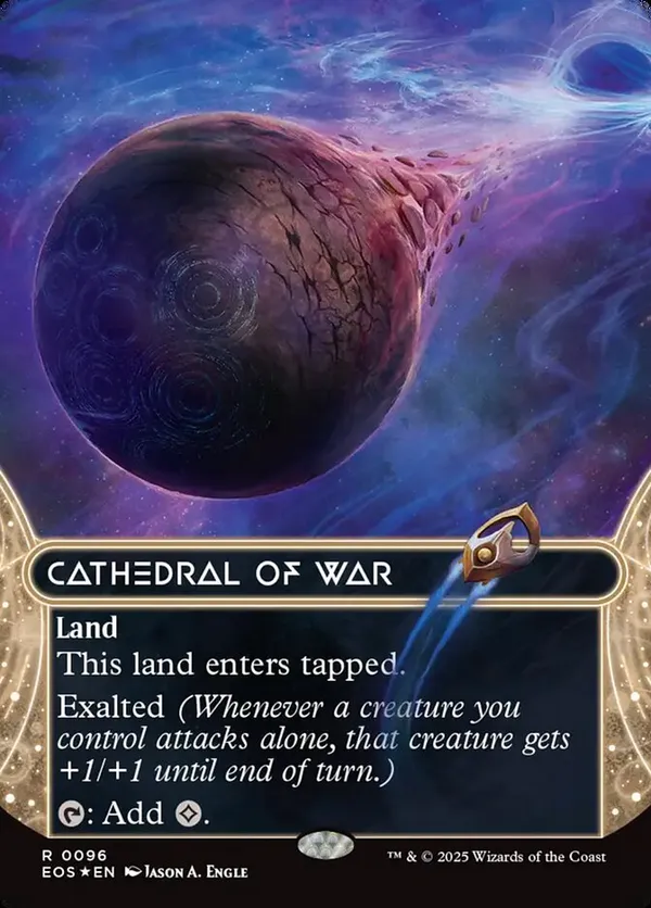 (image for) Cathedral of War (0096) (Borderless) (Galaxy Foil)