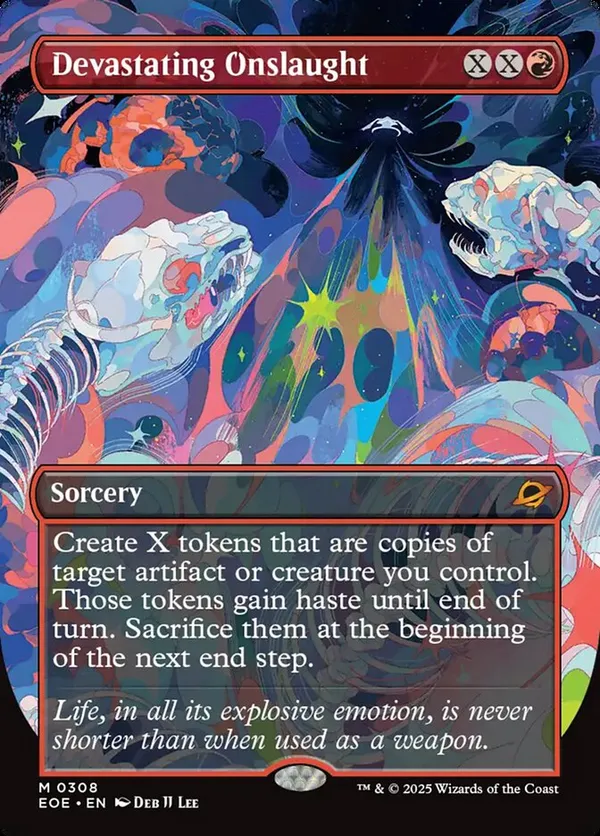 (image for) Devastating Onslaught (Borderless) (Foil)