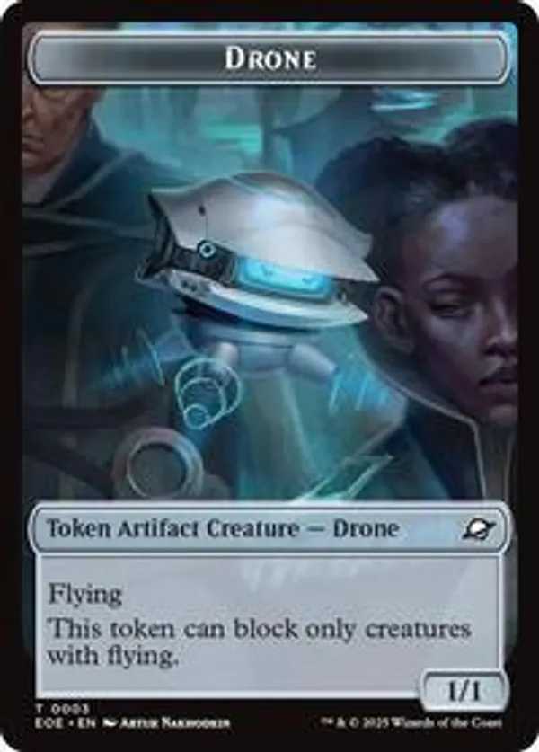 (image for) Drone // Lander (0006) Doubled-Sided Token