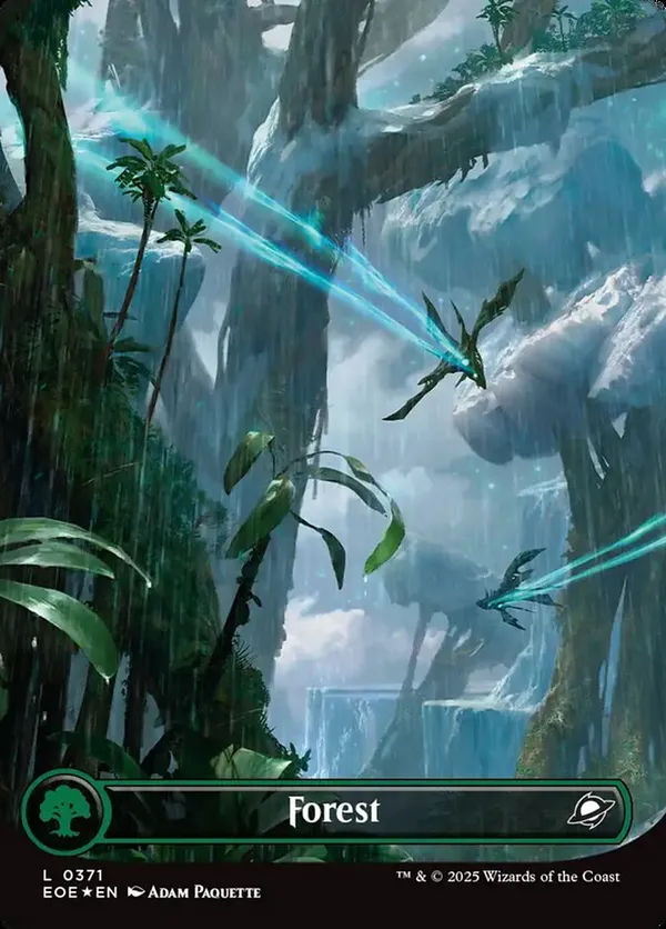 (image for) Forest (0371) (Borderless) (Galaxy Foil)