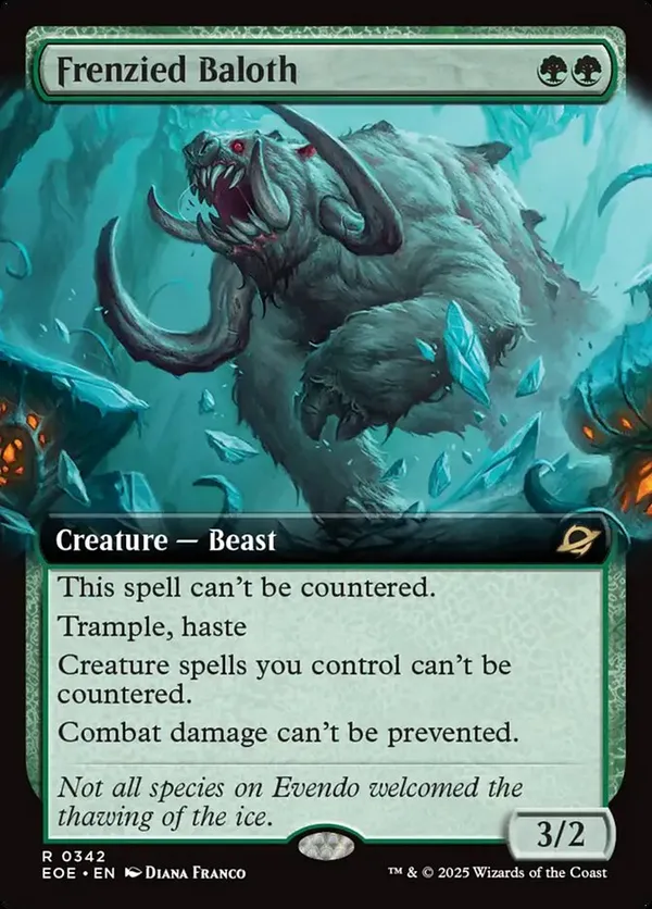 (image for) Frenzied Baloth (Extended Art) (Foil)