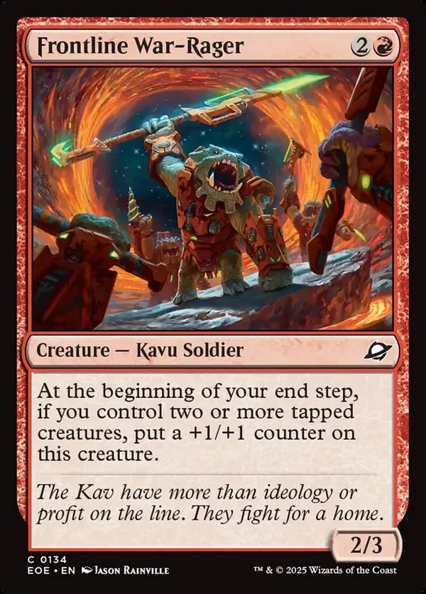 (image for) Frontline War-Rager (Foil)