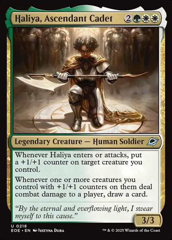 (image for) Haliya, Ascendant Cadet (Foil)