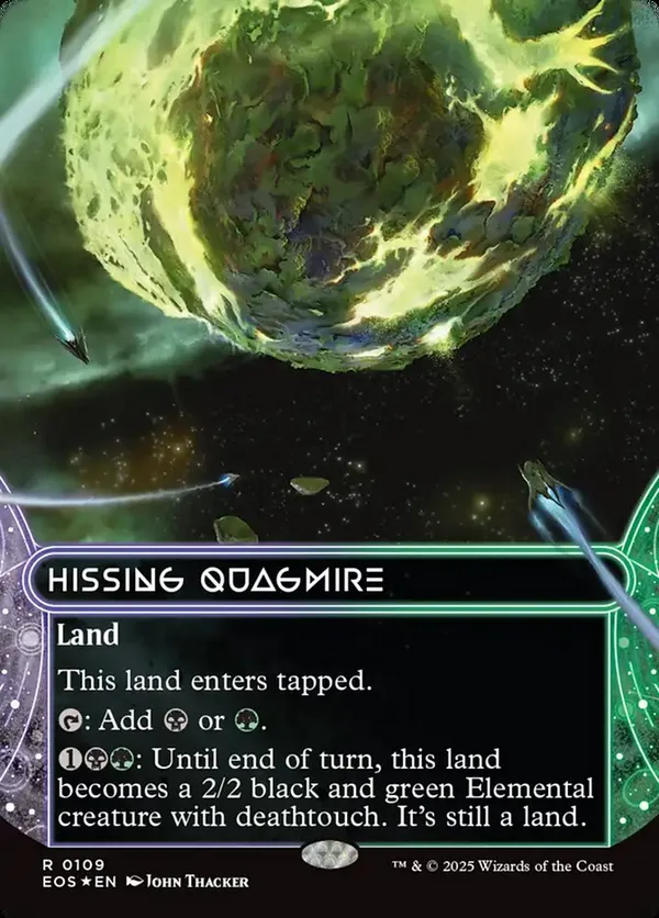 (image for) Hissing Quagmire (0109) (Borderless) (Galaxy Foil)