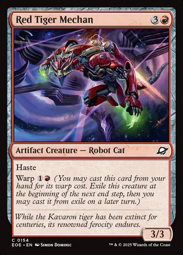 (image for) Red Tiger Mechan (Foil)