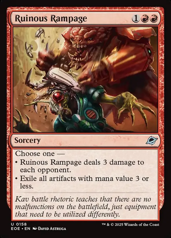 (image for) Ruinous Rampage (Foil)