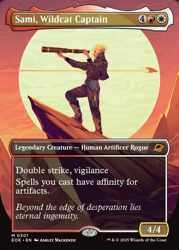 (image for) Sami, Wildcat Captain (Borderless) (Foil)