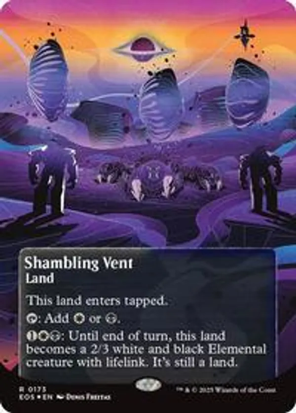 (image for) Shambling Vent (0173) (Borderless) (Galaxy Foil)