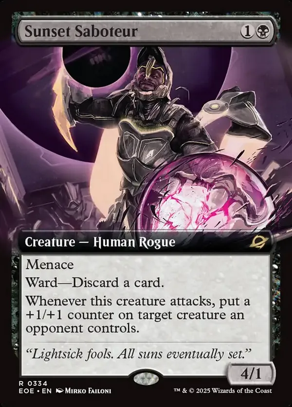 (image for) Sunset Saboteur (Extended Art) (Foil)