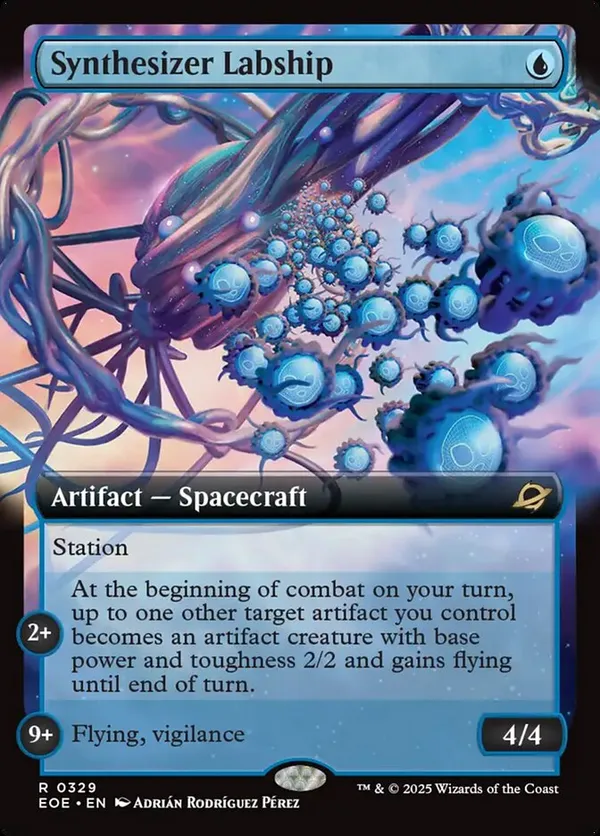 (image for) Synthesizer Labship (Extended Art) (Foil)