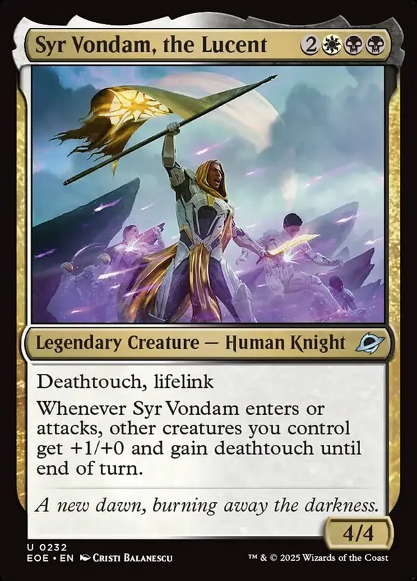 (image for) Syr Vondam, the Lucent (Foil)