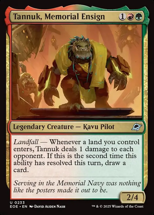 (image for) Tannuk, Memorial Ensign (Foil)