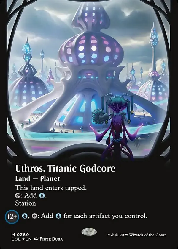 (image for) Uthros, Titanic Godcore (Borderless) (Galaxy Foil) (Foil)