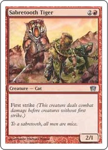(image for) Sabretooth Tiger (Foil)