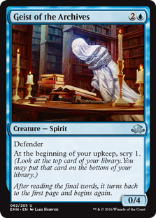 (image for) Geist of the Archives (Foil)