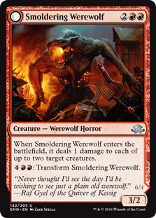 (image for) Smoldering Werewolf (Foil)