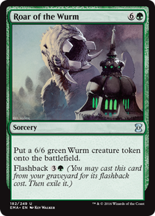 (image for) Roar of the Wurm (Foil)
