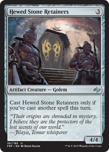 Hewed Stone Retainers (Foil)