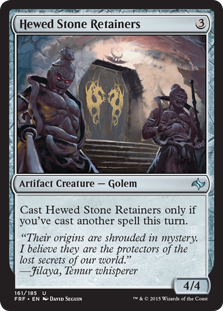 (image for) Hewed Stone Retainers (Foil)