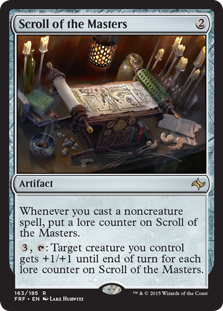 (image for) Scroll of the Masters (Foil)
