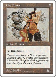 (image for) Clay Statue