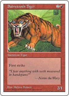 (image for) Sabretooth Tiger