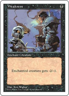 (image for) Weakness