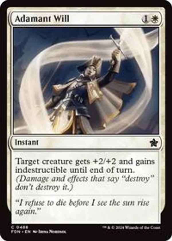 (image for) Adamant Will