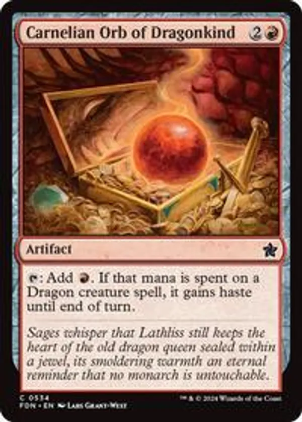 (image for) Carnelian Orb of Dragonkind