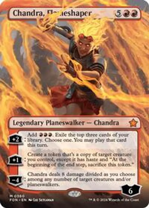 (image for) Chandra, Flameshaper (Borderless) (Foil)