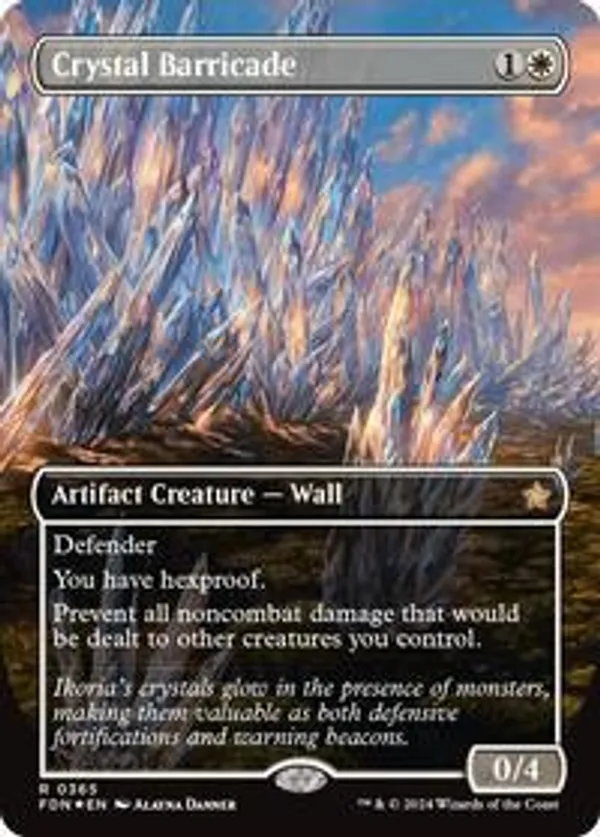 (image for) Crystal Barricade (Borderless) (Foil)
