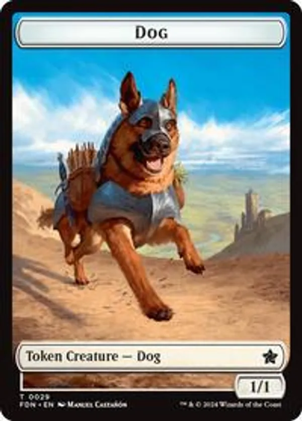 (image for) Dog // Beast (0032) Double-Sided Token