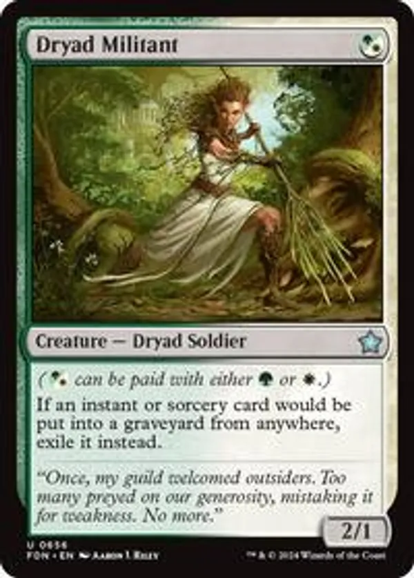 (image for) Dryad Militant