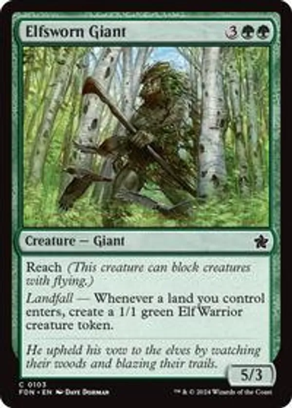 (image for) Elfsworn Giant (Foil)