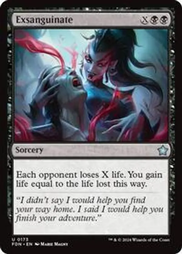 (image for) Exsanguinate (Foil)