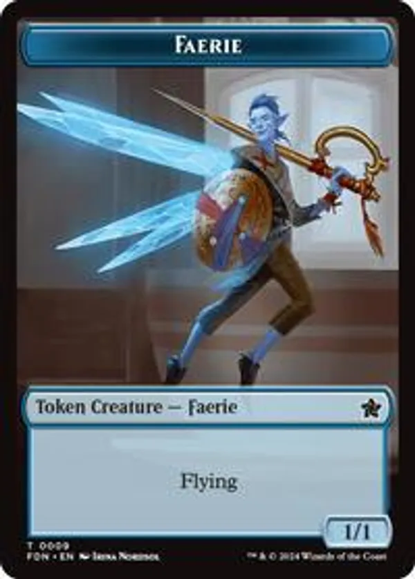 (image for) Faerie // Fish Doubled-Sided Token