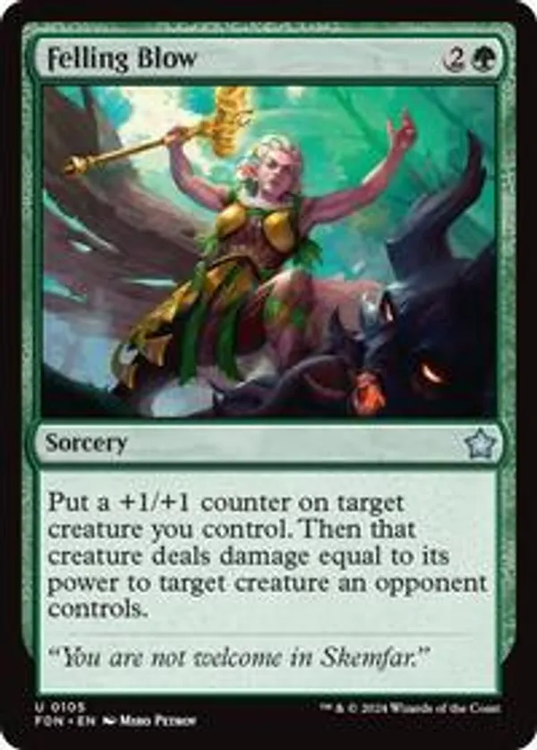 (image for) Felling Blow (Foil)